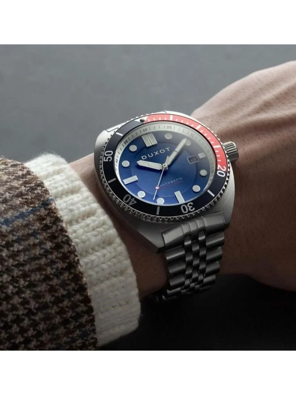 NWT Duxot Tortuga Automatic Blue Dial Men's Watch